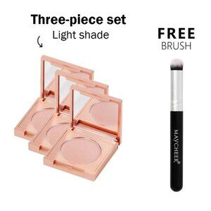 Maycheer Soft Matte Waterproof Concealer Set with Brush, Light
